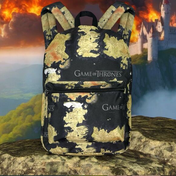 OFFICIAL Game of Thrones Map 16.5" Backpack School Book Bag Teen 14+ GOT Fantasy - Picture 13 of 16